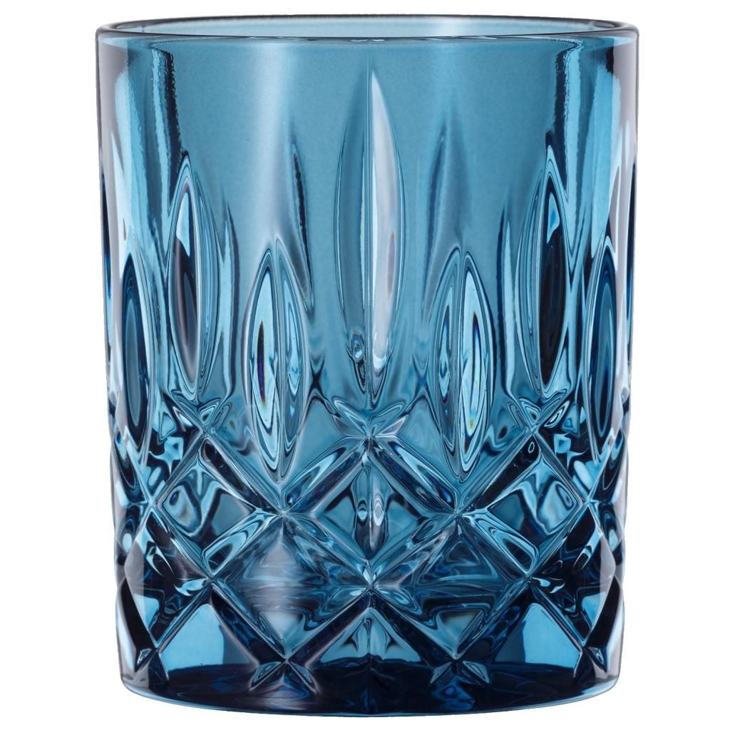 Verres à whisky NOBLESSE COLORS, set de 2, 295 ml, bleu vintage, Nachtmann