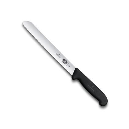 Couteau à pain 21 cm, noir, plastique, Victorinox