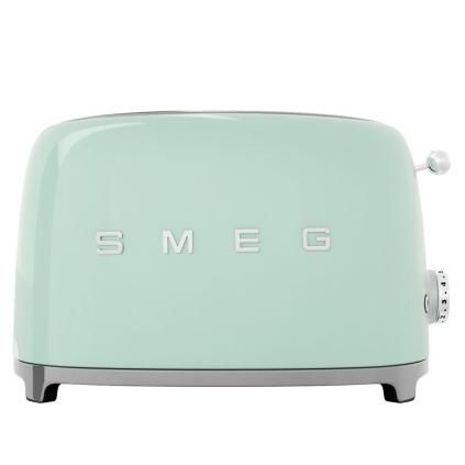 Grille-pain TSF01PGEU, 2 tranches, vert pastel, Smeg