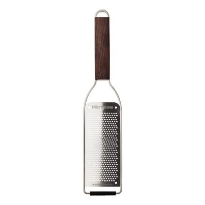 Râpe à grain fin MASTER, manche en noyer, Microplane