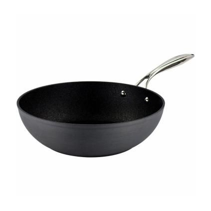 Wok NEVERSTICK3 28 cm, aluminium anodisé, Eaziglide