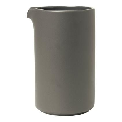 Pot à lait PILAR 500 ml, gris foncé, céramique, Blomus