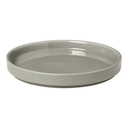 Assiette à dessert PILAR ⌀ 14 cm, gris clair, céramique, Blomus