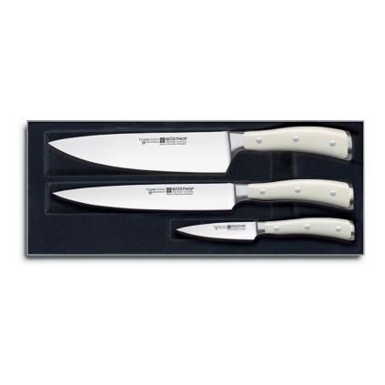 Set de couteaux CLASSIC IKON CREAME , 3 pièces, Wüsthof