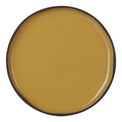 Assiette mise en bouche CARACTERE 15 cm, curcuma, REVOL