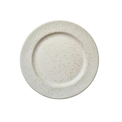 Assiette à dessert 22 cm, crème mat, Bitz