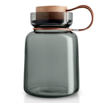Bocal de rangement SILHOUETTE 1 l, verre fumé, Eva Solo