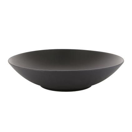 Assiette creuse EQUINOX 24 cm, noir mat, REVOL