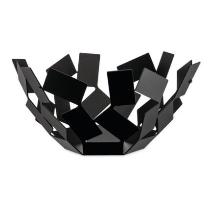 Coupe à fruits LA STANZA DELLO SCIROCCO 27 cm, noir, Alessi