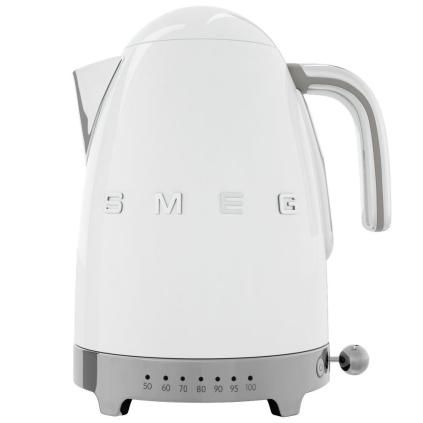 Bouilloire à contrôle de température KLF04PBEU 1,7 l, blanc, Smeg