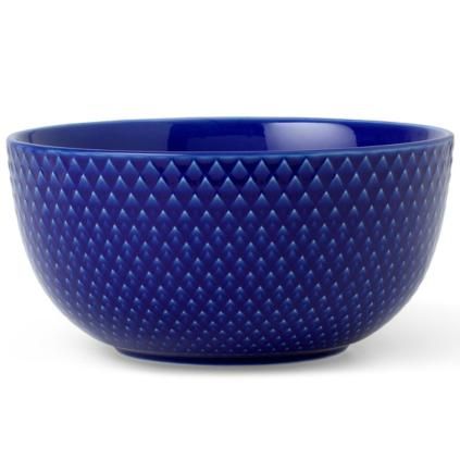 Bol de service RHOMBE 13 cm, bleu foncé, Lyngby