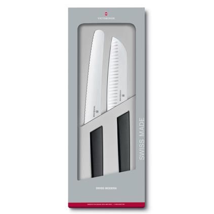 Set de couteaux SWISS MODERN , 2 pièces, noir, Victorinox