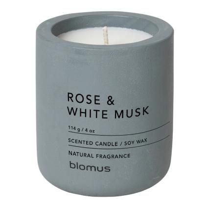 Bougie parfumée FRAGA ⌀ 6,5 cm, Rose & Musc blanc, Blomus