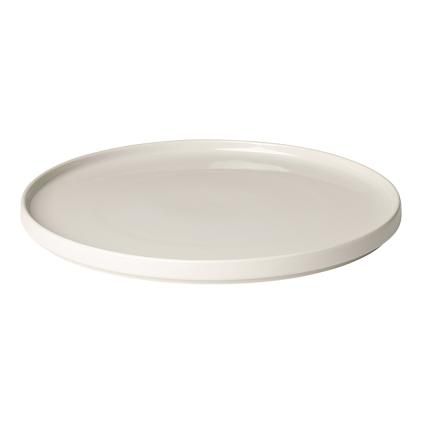Plat de service MIO 20 cm, crème, grès, Blomus