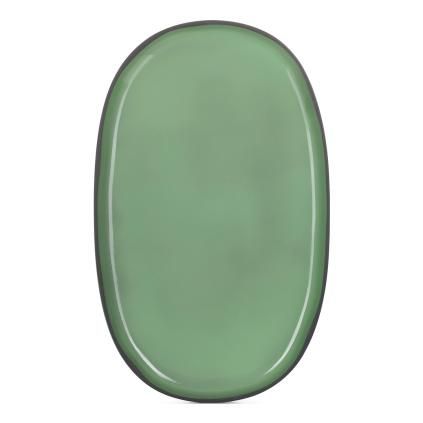 Plat de service CARACTERE 35 x 21 cm, menthe, REVOL