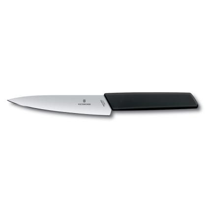 Couteau universel SWISS MODERN 15 cm, noir, Victorinox