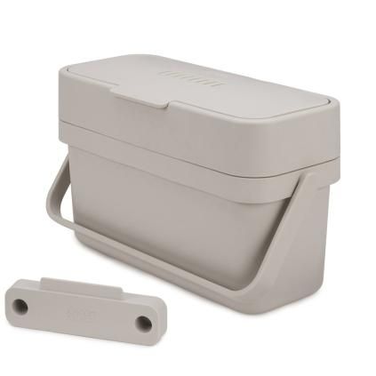 Poubelle de cuisine COMPO 4 l, beige, Joseph Joseph