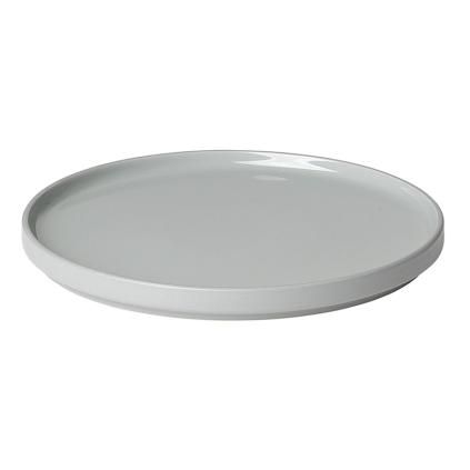 Assiette à dessert PILAR 20 cm, gris, Blomus