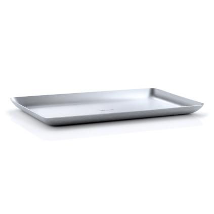 Plateau de service BASIC 15 x 25 cm, acier inoxydable, Blomus