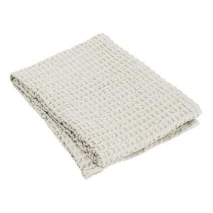 Serviette de bain CARO 50 x 100 cm, crème, Blomus