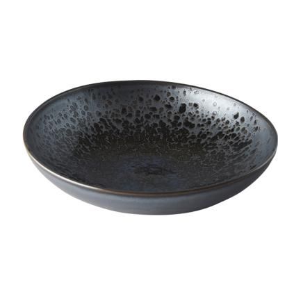 Bol de service BLACK PEARL 28 cm, 1,5 l, noir, céramique, MIJ