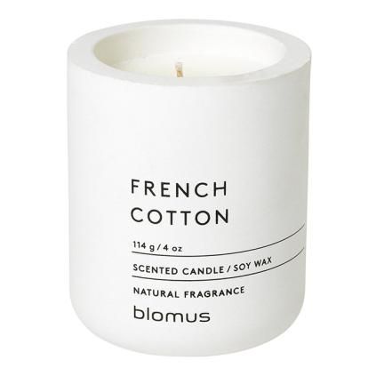 Bougie parfumée FRAGA ⌀ 6,5 cm, French Cotton, Blomus