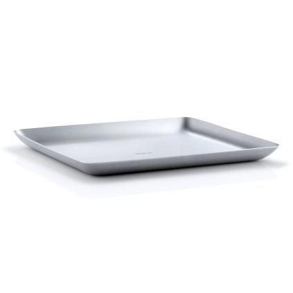 Plateau multifonctionnel BASIC 17 x 20 cm, acier inoxydable mat, Blomus