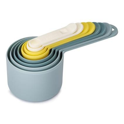 Tasses à mesurer OPAL NEST , set de 8 pc, bleu et jaune, Joseph Joseph