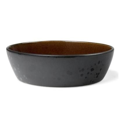 Bol 18 cm, noir/ambre, Bitz
