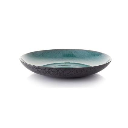 Saladier 40 cm,noir/vert, Bitz