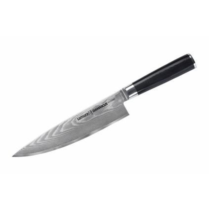 Un couteau de chef DAMAS Samura 20 cm