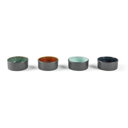 Bol à tapas 7,5 cm, set de 4 pc, noir, Bitz