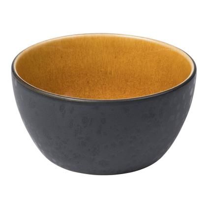 Bol de service 12 cm, noir/ambre, Bitz