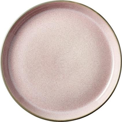 Assiette à dessert 17 cm, gris/rose clair, Bitz