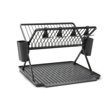 Egouttoir à vaisselle 51 cm, pliable, gris, Brabantia