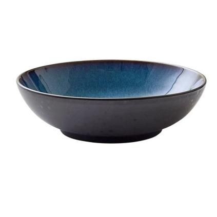 Saladier 24 cm, noir/bleu foncé, Bitz
