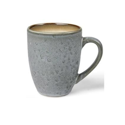 Mug à thé 300 ml, gris/crème, grès, Bitz