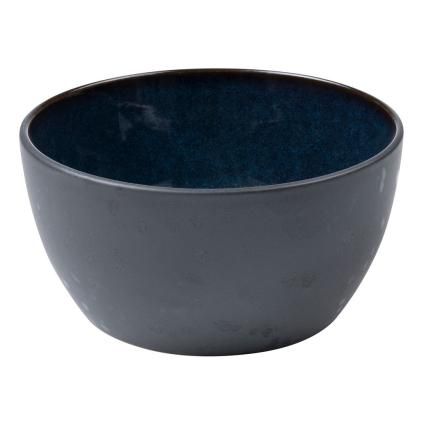 Bol de service 14 cm, noir/bleu foncé, Bitz