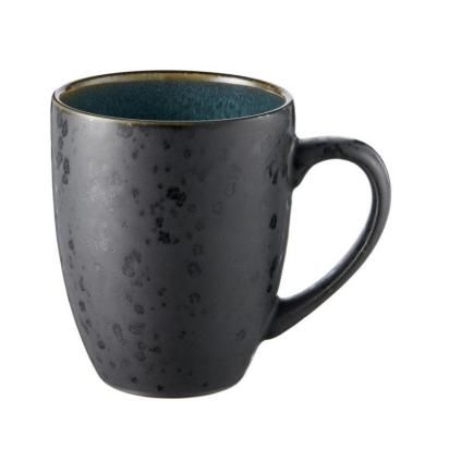 Mug à thé 300 ml, noir/vert, grès, Bitz