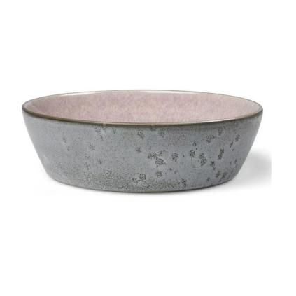 Bol 18 cm, gris/rose, Bitz