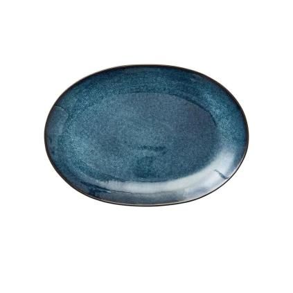 Bol de service 36 x 25 cm, noir/bleu foncé, Bitz