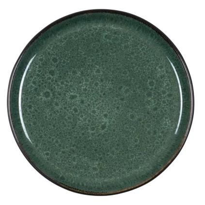 Assiette à dessert GASTRO 21 cm, noir/vert, Bitz