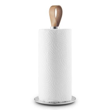 Porte essuie-tout 23,4 cm, manche en cuir, acier inoxydable, Eva Solo