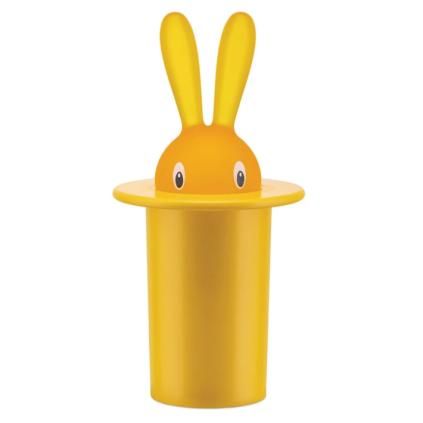 Porte cure-dents MAGIC BUNNY, jaune, Alessi