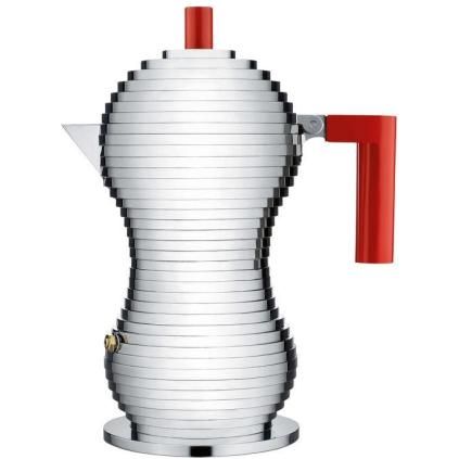 Cafetière espresso PULCINA 150 ml, rouge, Alessi
