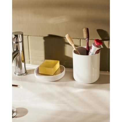 Porte-savon BIRILLO, blanc