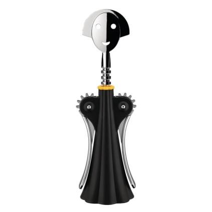 Tire-bouchon Charles de Gaulle ANNA G., noir, Alessi