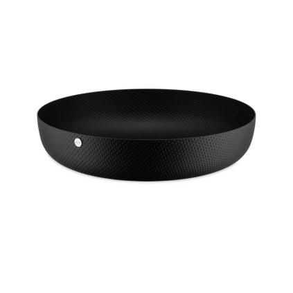 Coupe à fruits TEXTURE 21 cm, noir, Alessi