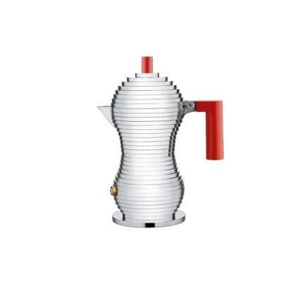 Cafetière espresso PULCINA 70 ml, rouge, Alessi