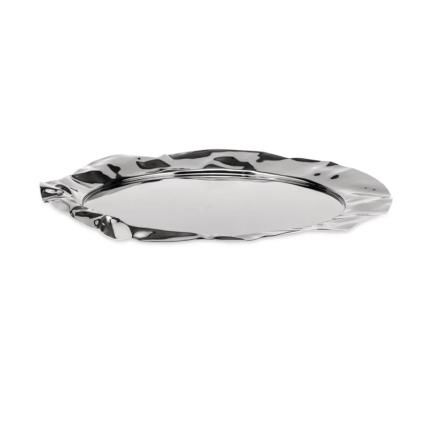 Plateau décoratif FIOX 44 cm, acier inoxydable, Alessi